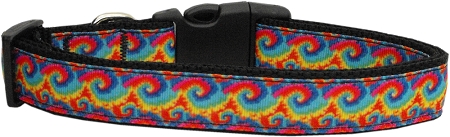 Tie Dye Dog Collar Large